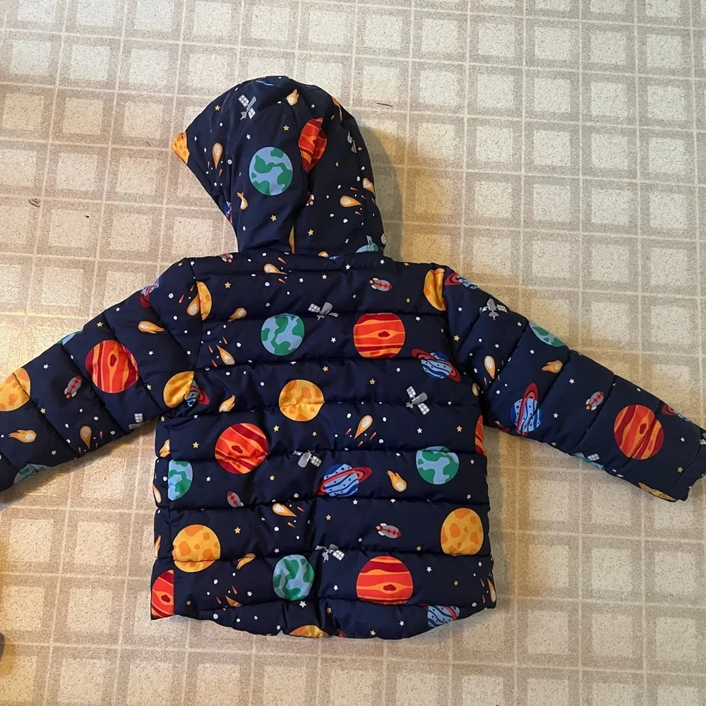Gymboree Space Stars Spaceship 4T Kids Jacket long T Jeans and socks Lot